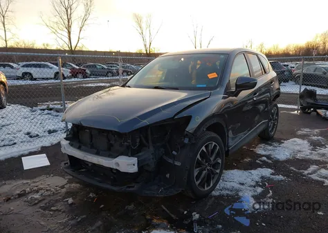 2016 Mazda Cx-5 Grand Touring from USA, damaged, VIN JM3KE4DY1G0643749